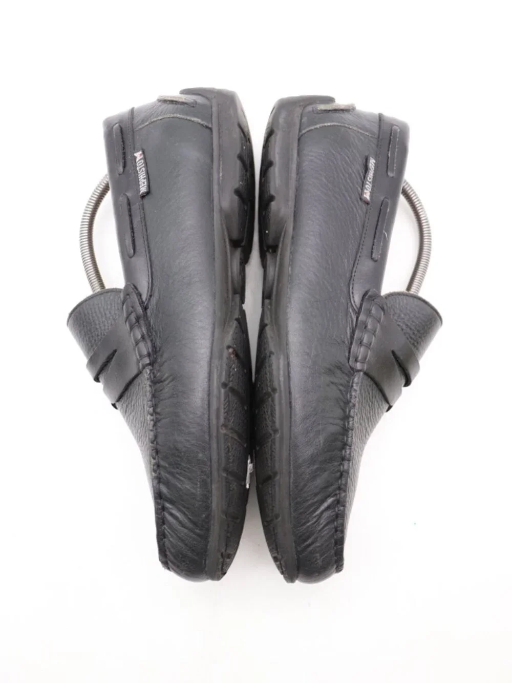 Mephisto Penny Loafers Men's US Size 9.5 Black Leather Slip On Moccasin Shoes